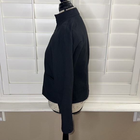 Eileen Fisher Cotton Zip Up Jacket - Picture 4 of 12